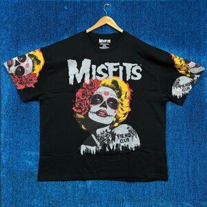 Misfits “Zombie Girl” Punk Rock Band Graphic T-Shirt Size 3XL